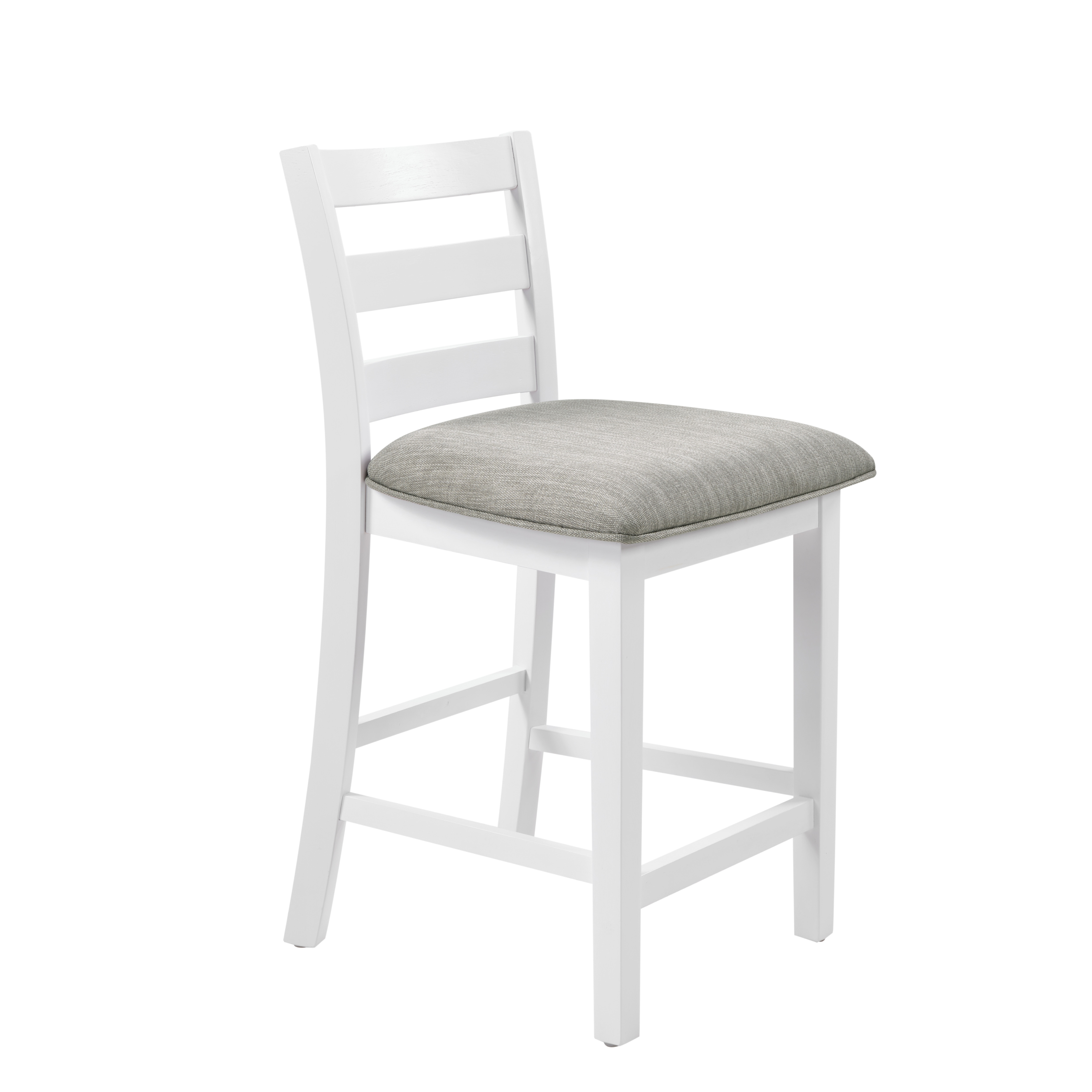 30" Modern Dining Table Set For 2 With Charging Station & 3-Tier Adjustable Storage | Space-Saving Kitchen Set With Upholstered Chairs For Small Spaces, Apartment,Off White_voghion.com